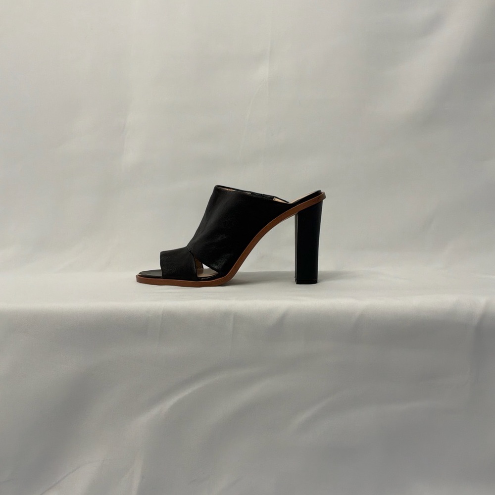 Banana Republic Black High Heel Mules